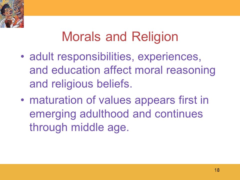Morals and values of the middle